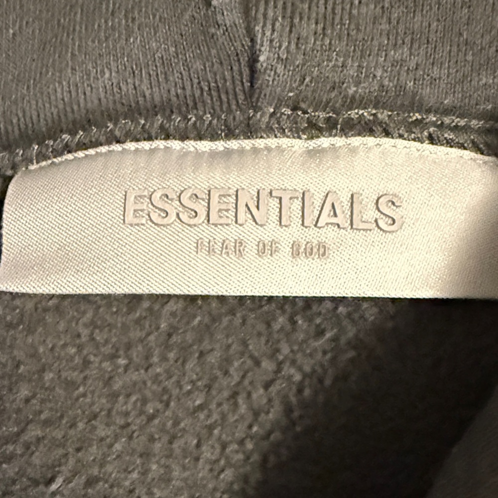 Fear of God Essentials Hoodie Charcoal Gray - Picture 5 of 11